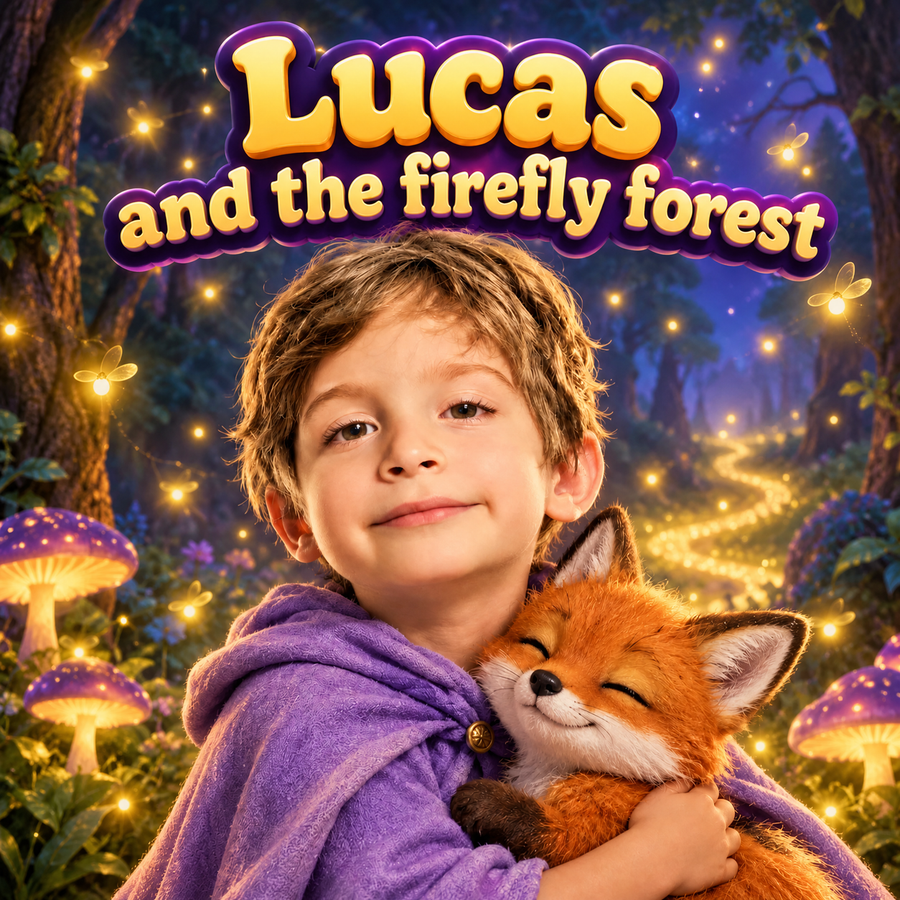 Cover of the custom book “The Firefly Forest”