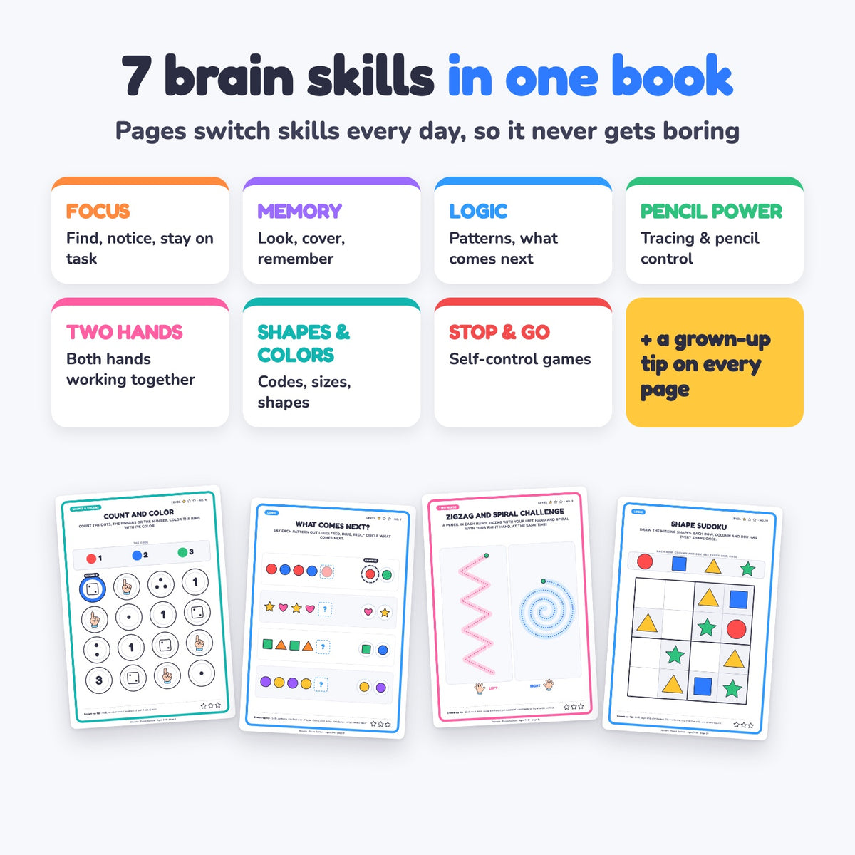 7 brain skills in one book