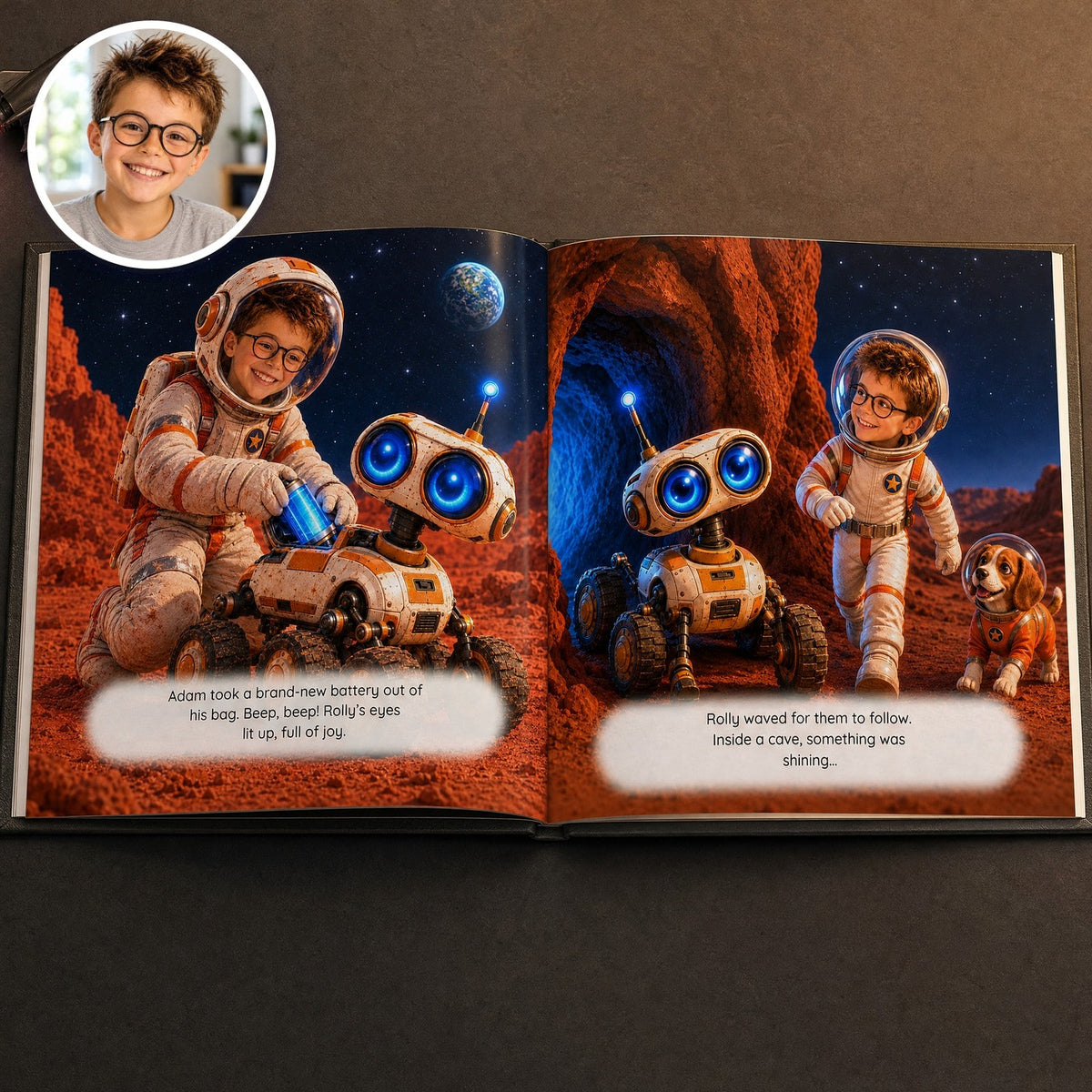 The same book with Adam: their face and their name