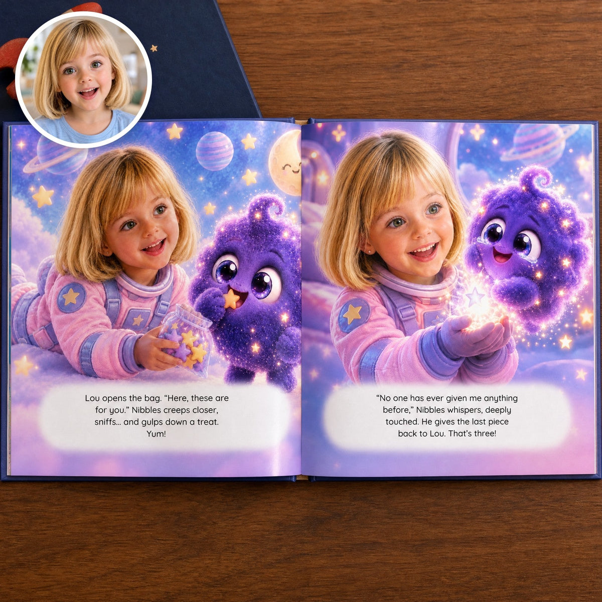 The same book with Lou: their face and their name