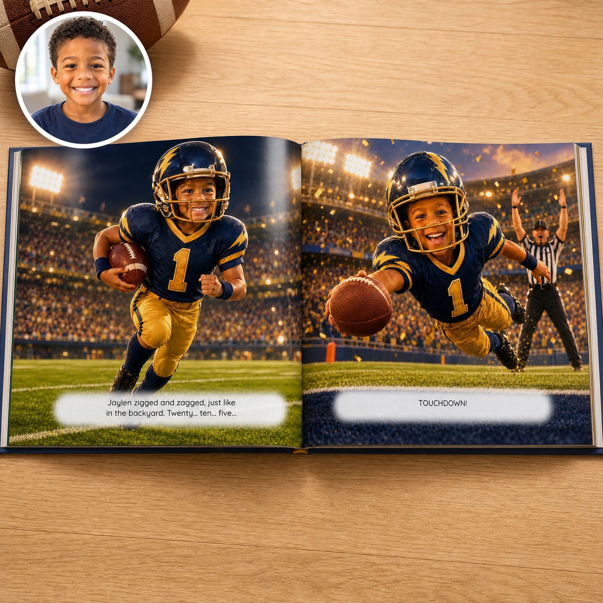 Open book: Jaylen’s story, with their photo