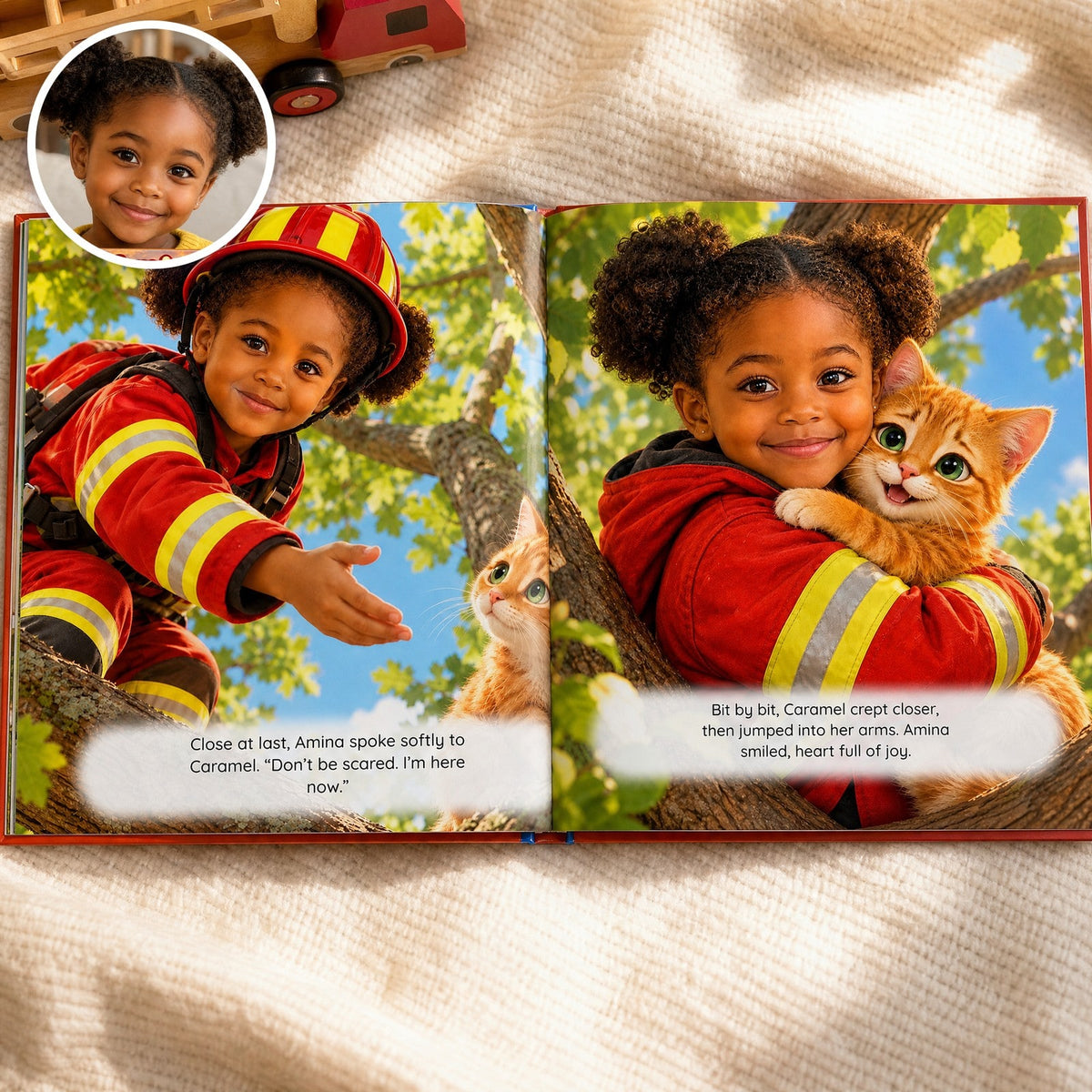 The same book with Amina: their face and their name