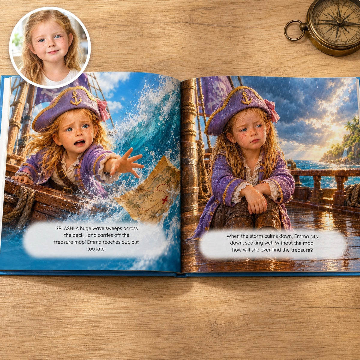 Open book: Emma’s story, with their photo