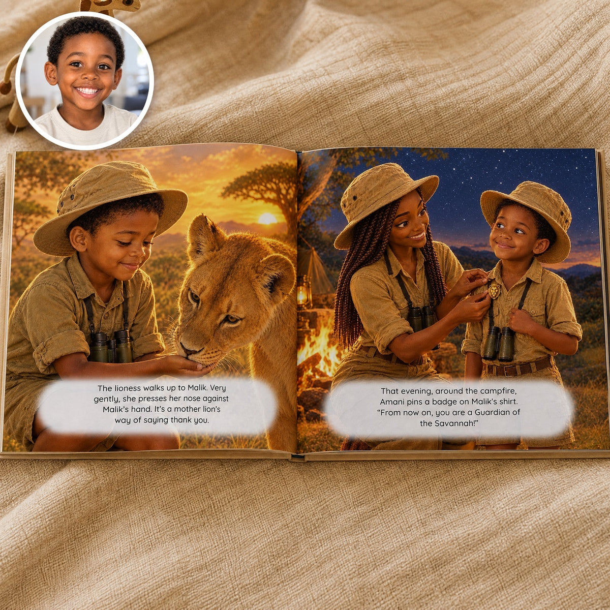 The same book with Malik: their face and their name