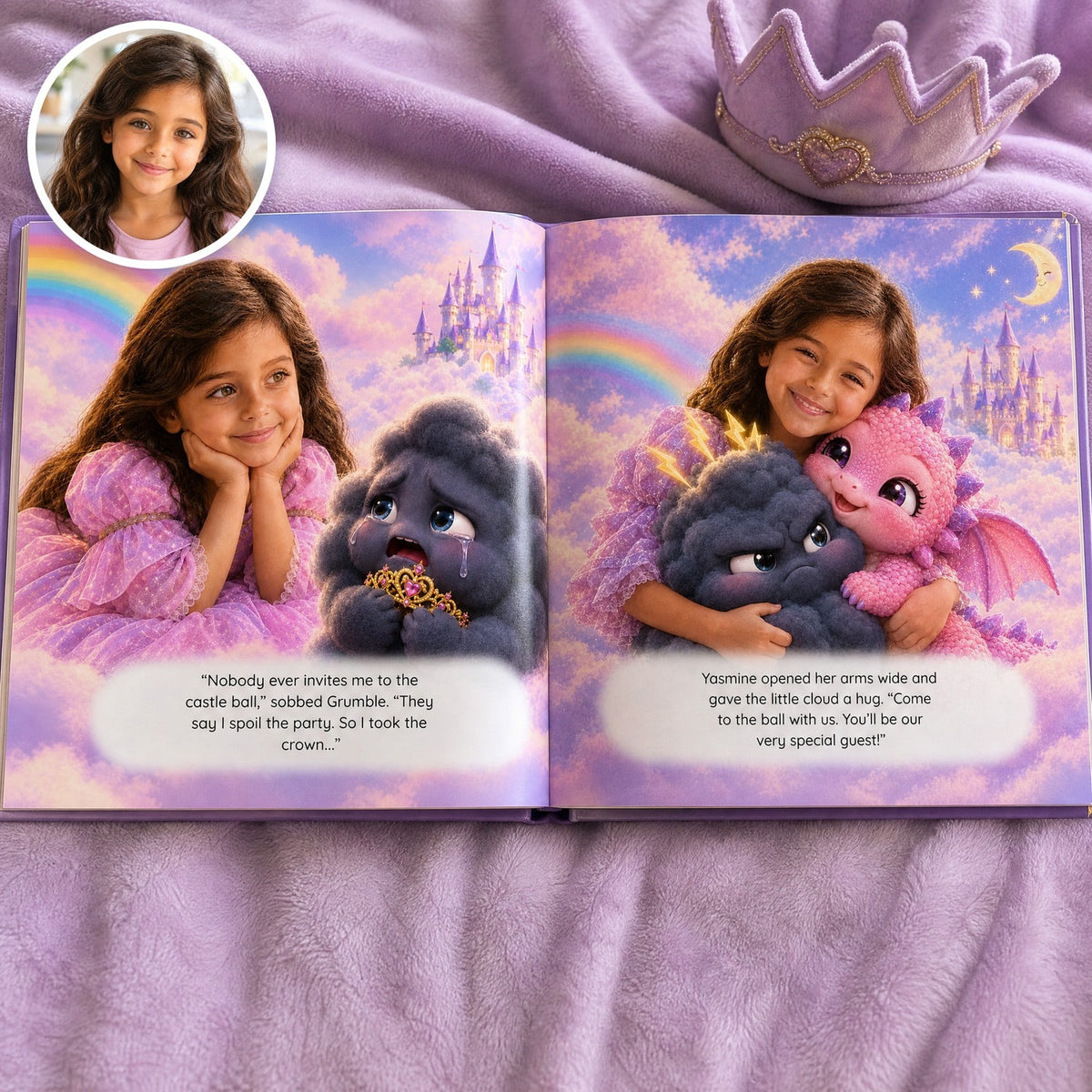 The same book with Yasmine: their face and their name