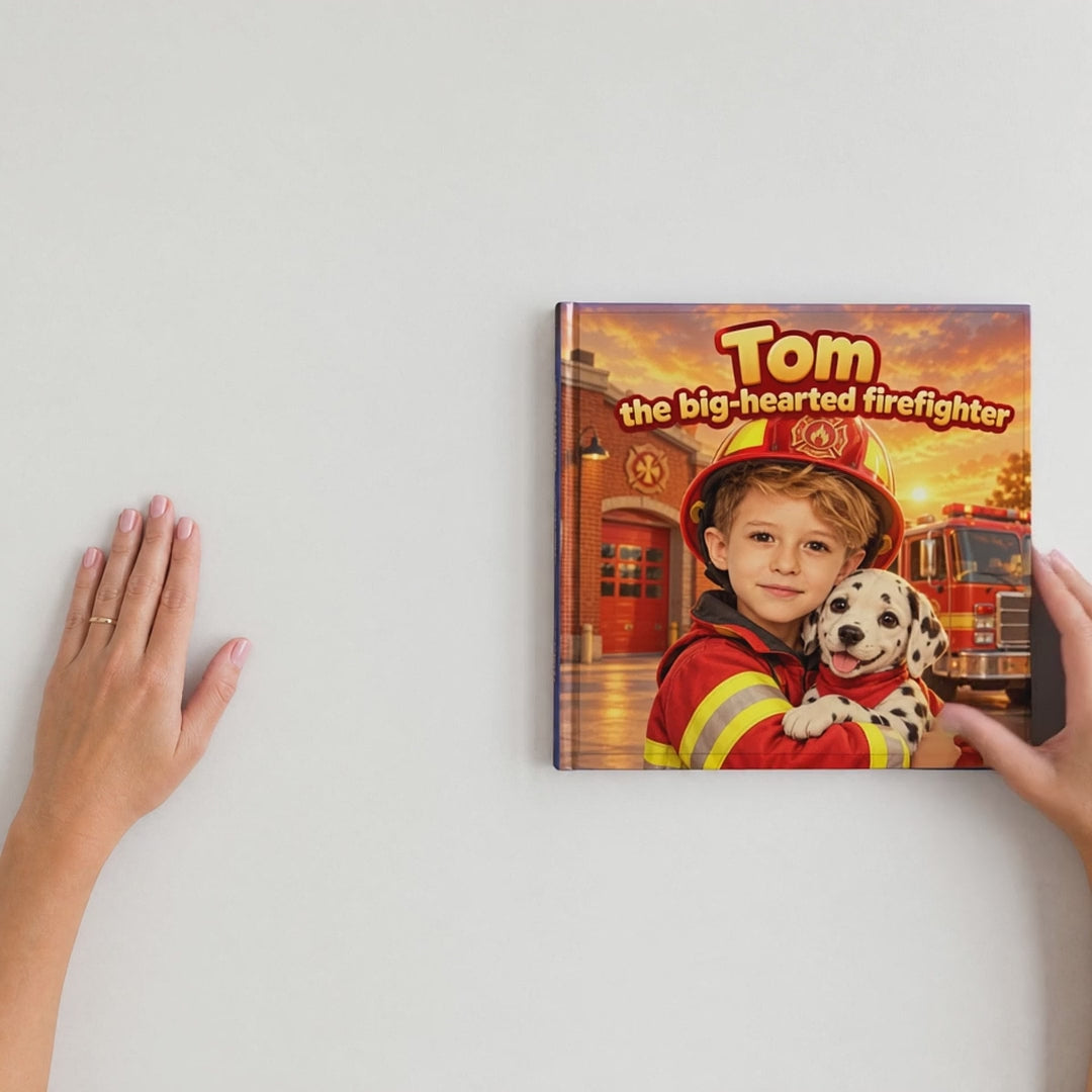 The Big-Hearted Firefighter - flip through the book