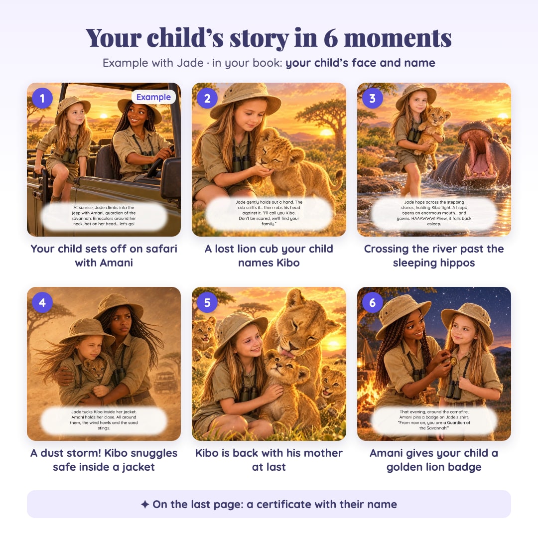 Nimora · story in 6 moments