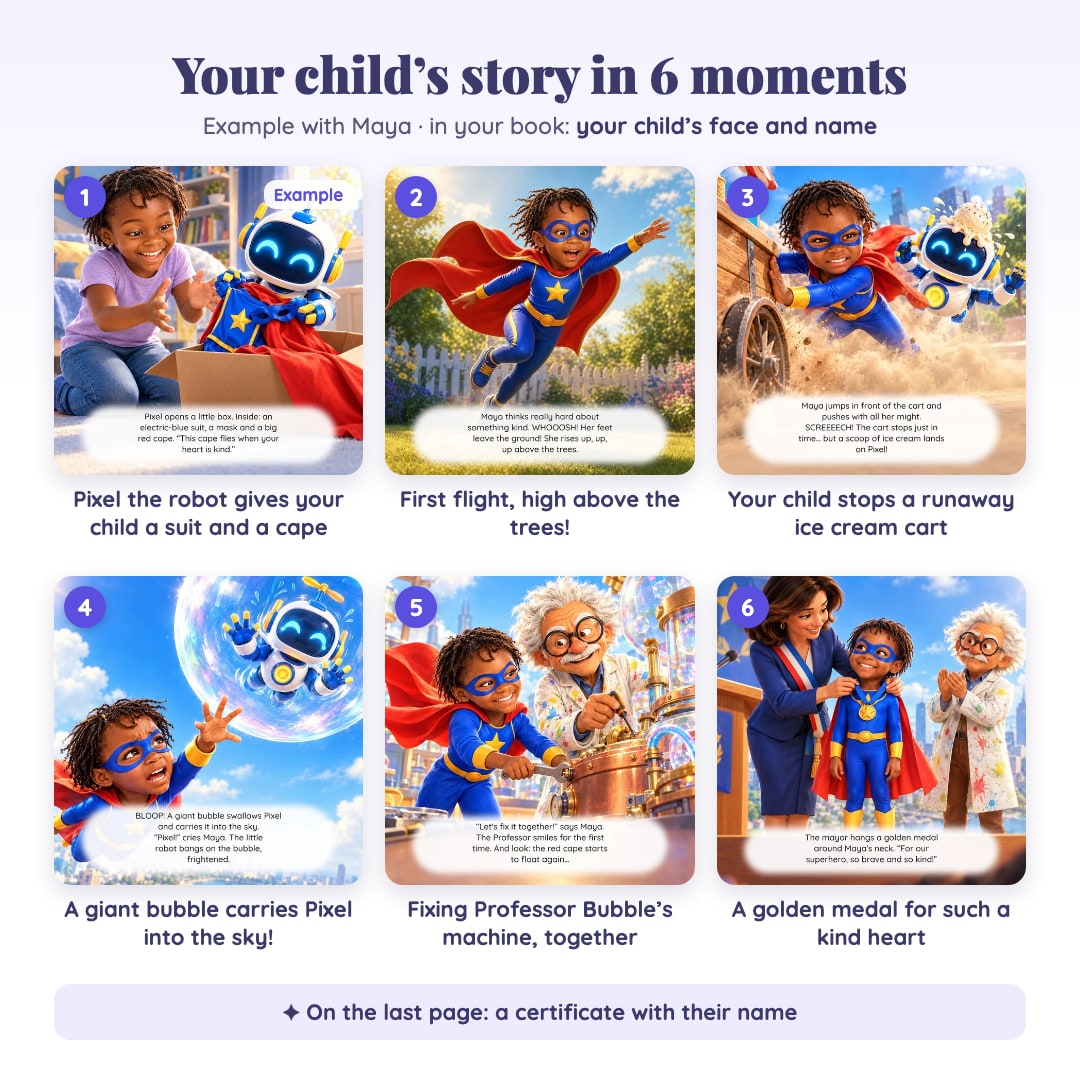 Nimora · story in 6 moments
